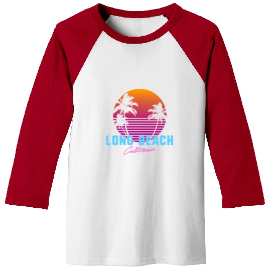 Long Beach California Baseball Tees