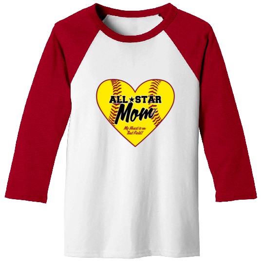 All-Star Softball Mom Baseball Tees