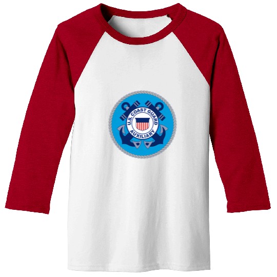 Us Coast Guard Auxiliary Uscga Volunteer Service Baseball Tees