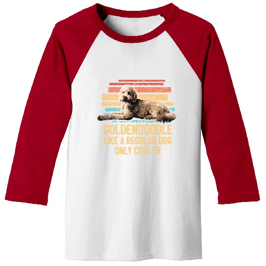 Goldendoodle Like A Regular Dog Only Cooler Dog Baseball Tees
