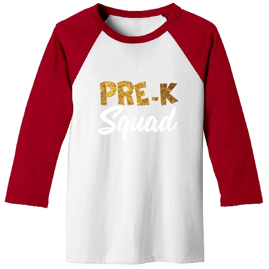 Team Pre K Teacher Back To School s Top Baseball Tees