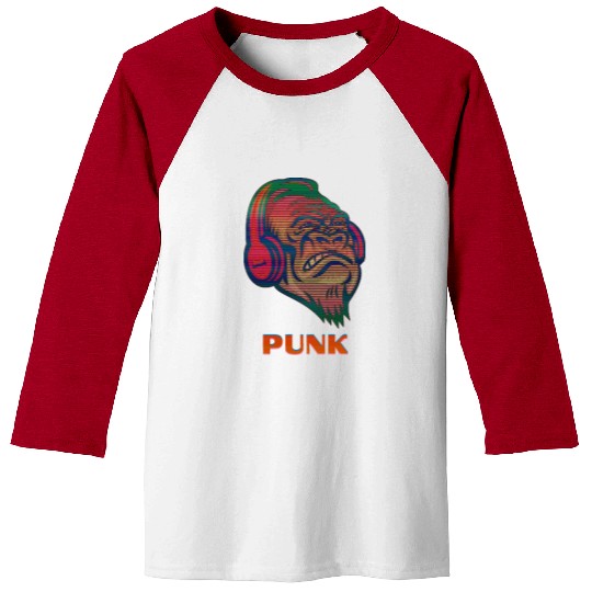 Gorilla Punk | Music Lover Baseball Tees