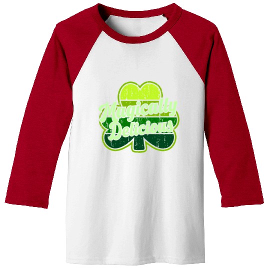 St Patric Day 2021 Magically Delicious Luck Baseball Tees