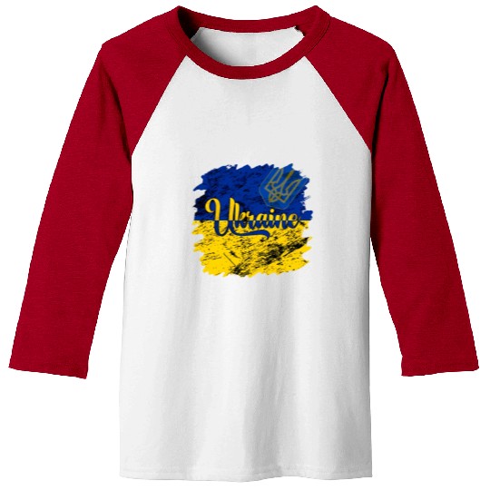 Ukraine Ukrainian Flag I Stand With Ukraine Pride Baseball Tees