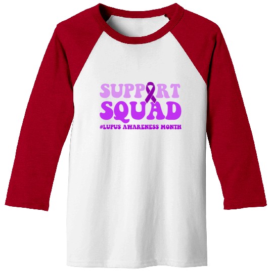 In May We Wear Purple Lupus Awareness Month Baseball Tees