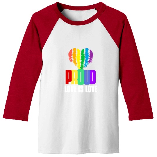 Love is Love Baseball Tees Equality Human Rights Proud