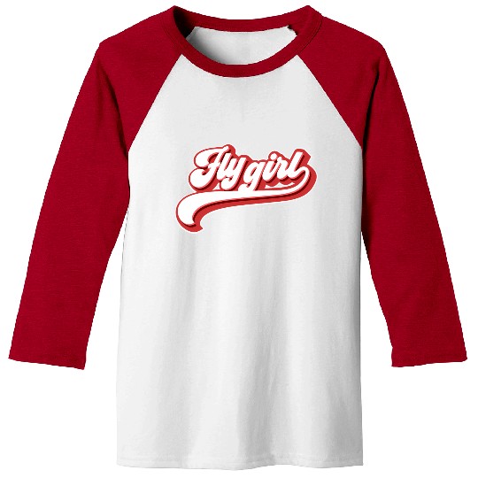 Fly 80S 90S Old School Hip Hop Baseball Tees
