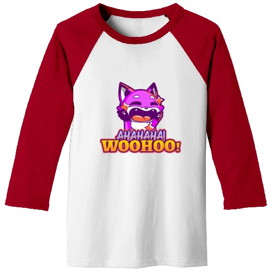 Funny Raccoon Woo Hoo! Baseball Tees