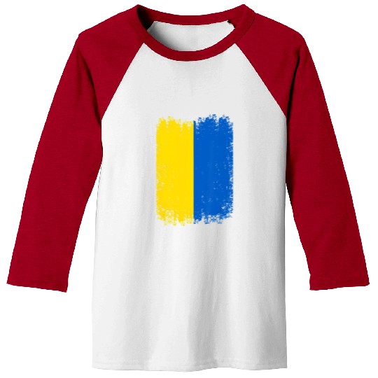 Ukraine Ukrainian National Flag Patriotic Baseball Tees