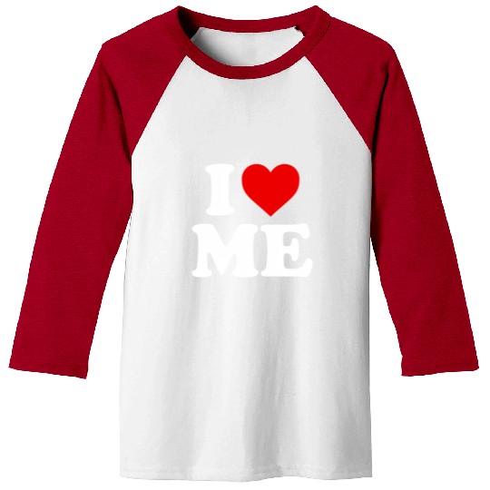 I Love Me Heart Maine Baseball Tees