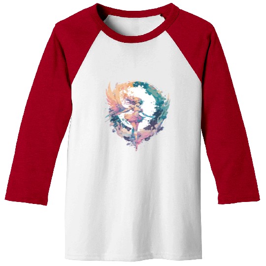 Watercolor Fairy Fairycore Grunge Pastel Goth Aest Baseball Tees