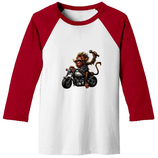 zombie Raider Monkey Baseball Tees