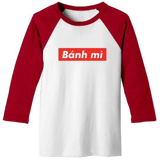 Banh Mi red boxx Vietnam Vietnamese Sandwich Viet Baseball Tees