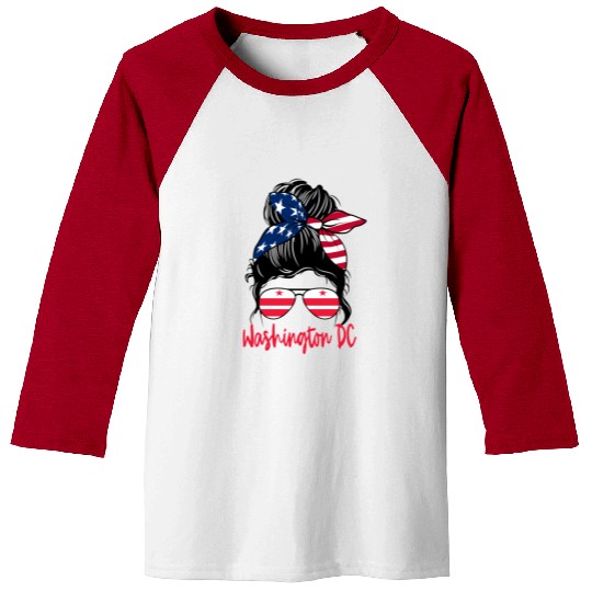 Washington Dc Washington Dc Flag Statefriend Baseball Tees