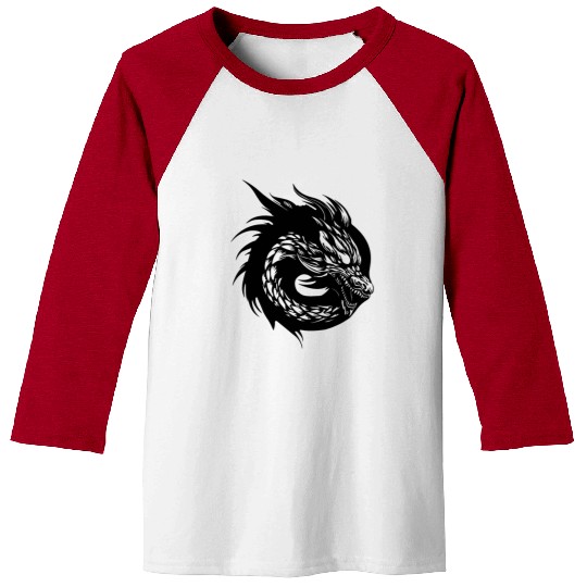 Dragon Mythical Fantasy Serpent Baseball Tees