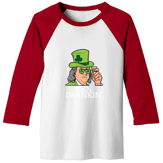Ben Drankin Saint Paddys St Patric Day Baseball Tees