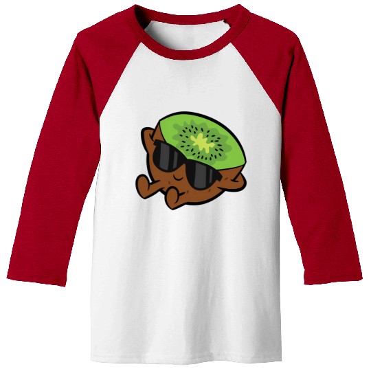 Kiwi Fruit Relang Lazy Kiwi Baseball Tees