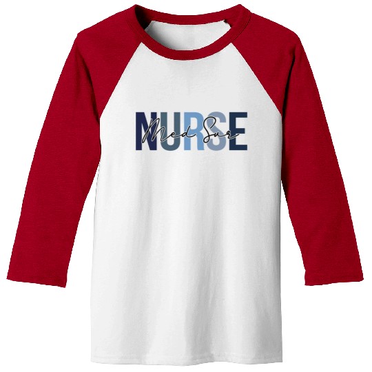 Retro Medical-Surgical Nurse Print For Nursing Stu Baseball Tees