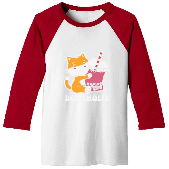Bubble Milk Boba Tea Tapioca Pearls Lover Funny Baseball Tees