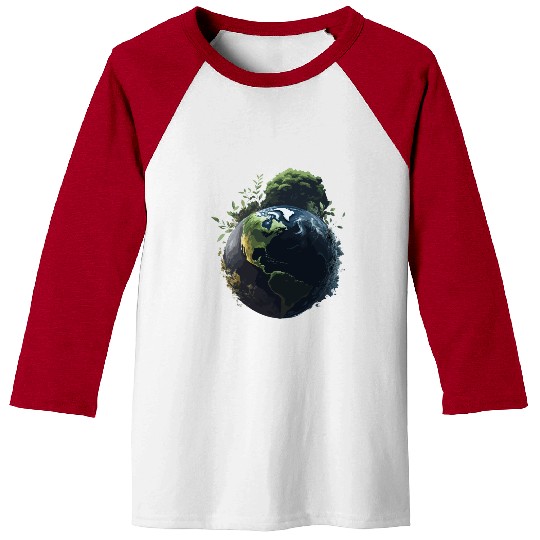 Save Earth Day World Environment Day Inspirational Baseball Tees