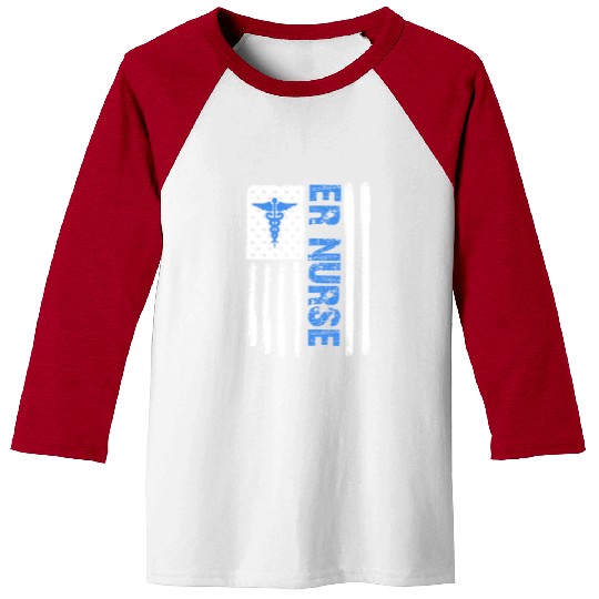 Er Nurse Emergency Room Nurse Baseball Tees