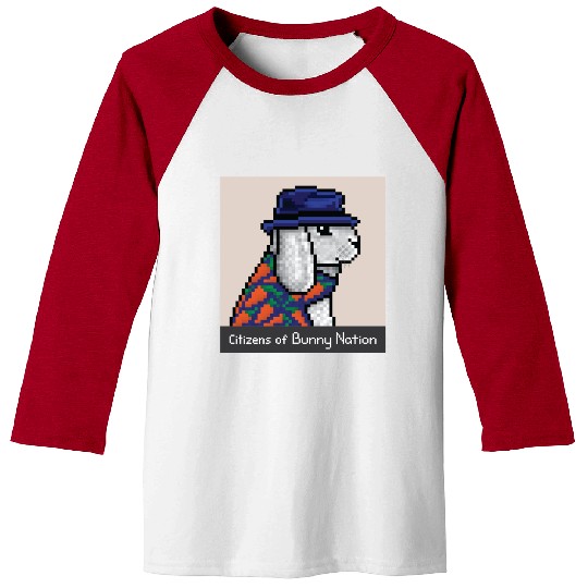 Citizens of Bunny Nation NFT #83 Artwork Baseball Tees