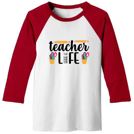 Teacher life - Gift for Teacher's lovers Baseball Tees
