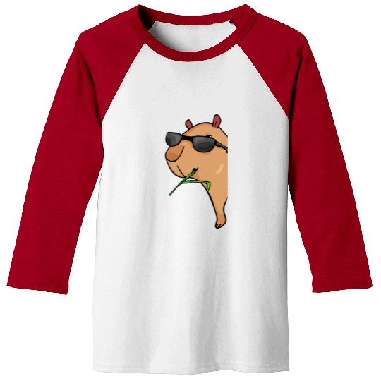 Capybara Lover Women Capybara Gift Men Capybara Baseball Tees