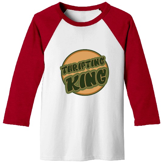 Thrifting King natural Baseball Tees
