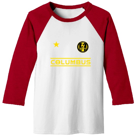 Columbus Ohio 614 Starer Baseball Tees