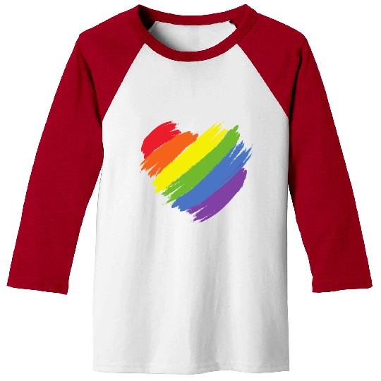 Rainbow Illustrated Pride Month Baseball Tees