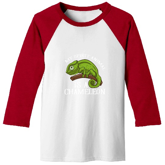 My rit Animal Is A Chameleon Lizard Chameleon Baseball Tees