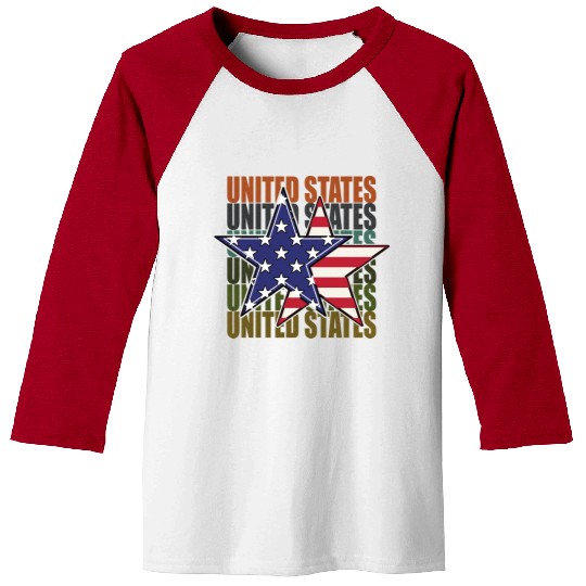 God bless America the land of the free Baseball Tees