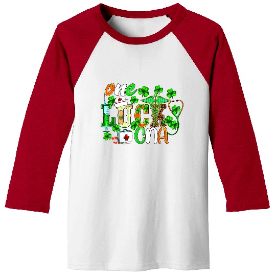 St Patrick'S Day One Lucky Cna Leopard Baseball Tees