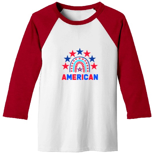 American Independence Day Love America Patriot Baseball Tees