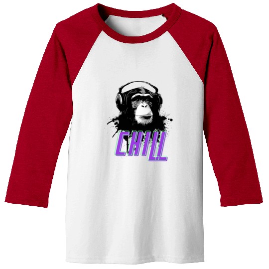 Chill gorilla Baseball Tees