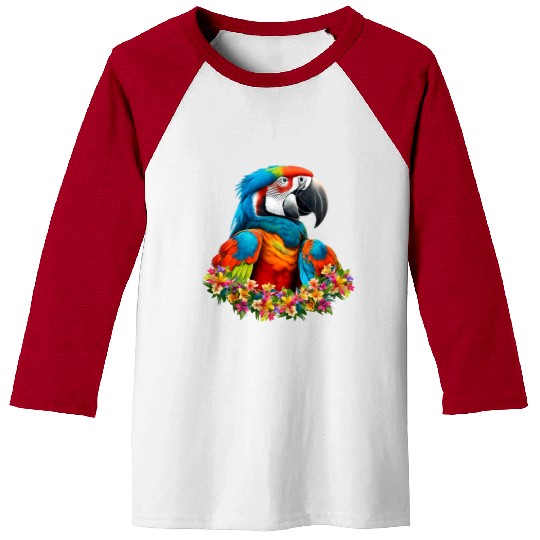 Beautiful Nature - Macaw 01 Baseball Tees