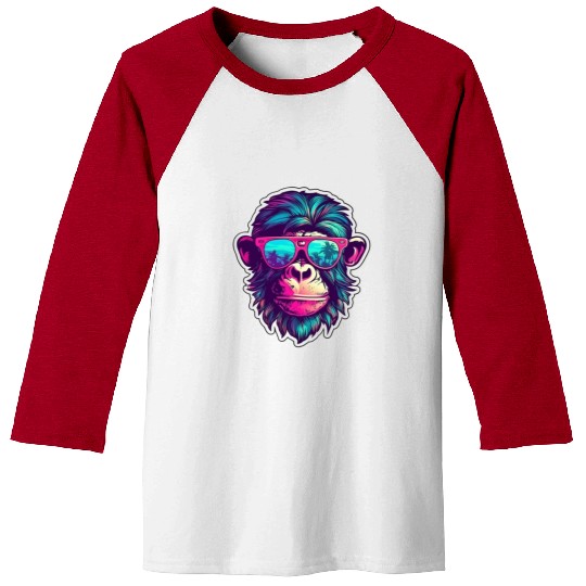 Miami Sunglass Monkey - Embrace the Sun Baseball Tees