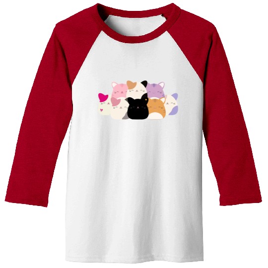 Squishmallow Cat Squad Baseball Tees