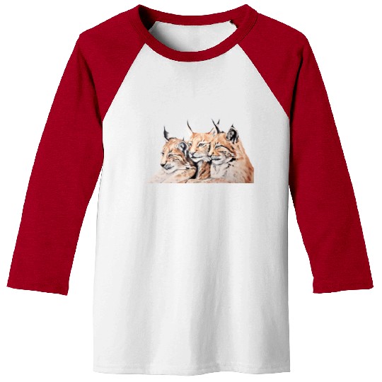 Design of lion cubs, king of the forest Baseball Tees
