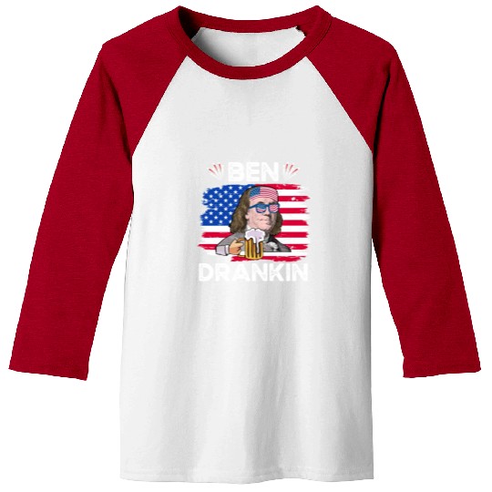 Ben Drankin US President Independence Day Baseball Tees