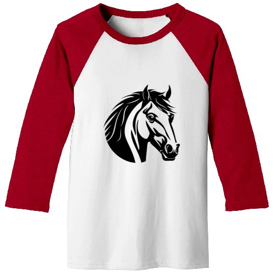 Horse Equine Pony Baseball Tees