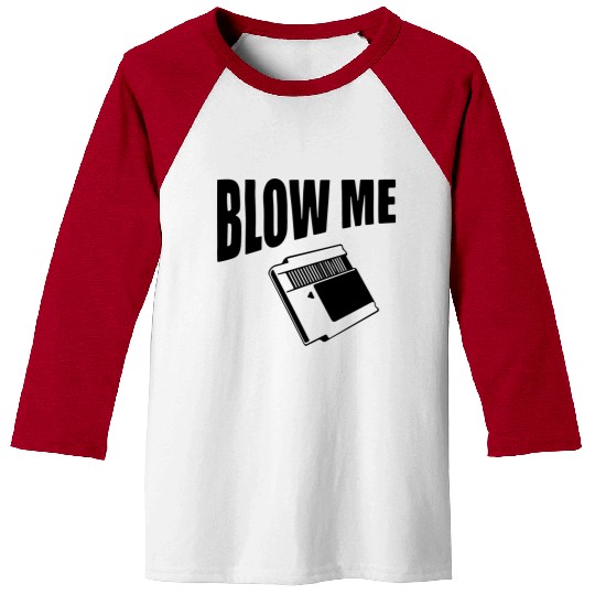 Blow Me Video Game Baseball Tees