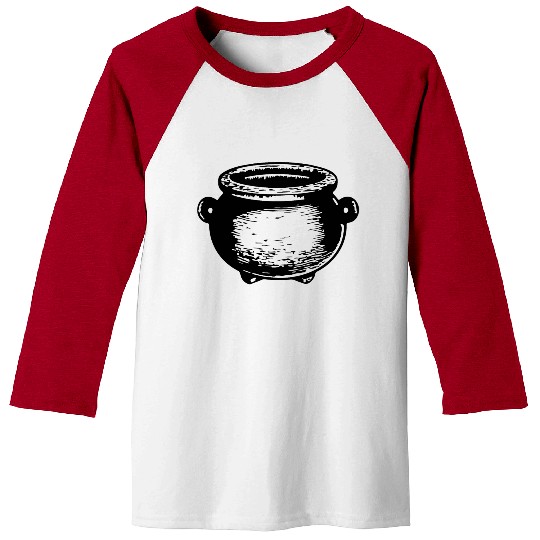 Cauldron Witch Halloween Magic Potion Baseball Tees