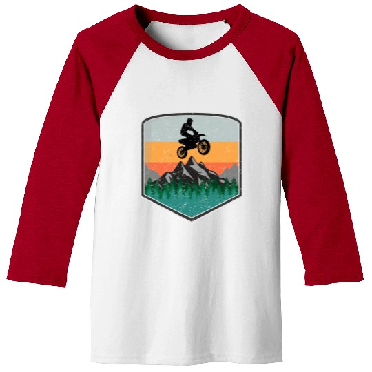 Cool Motocross Nature Design Abcd1 Baseball Tees
