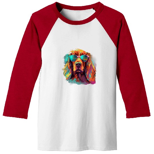 Irish Red Setter Dog Dog Breed for a Irish Red Baseball Tees