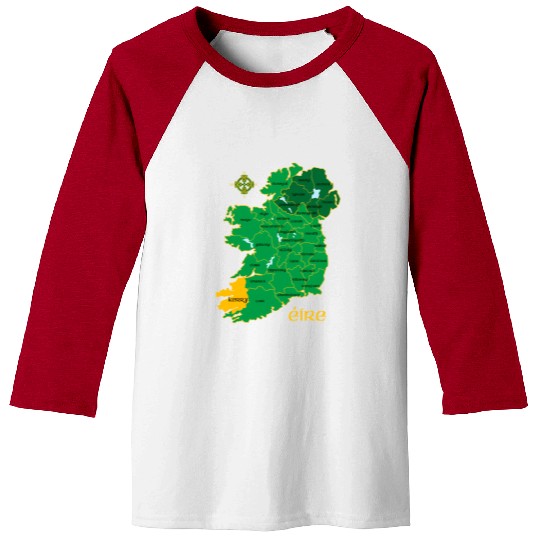 Kerry Ireland County Irish Travel Baseball Tees