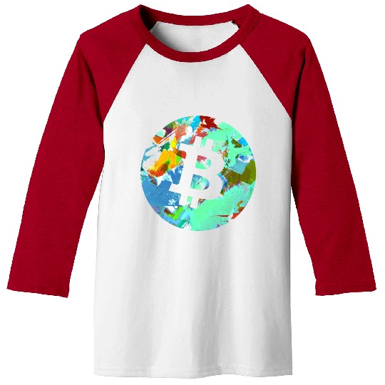 Bitcoin Coin-Crypto Circle Baseball Tees