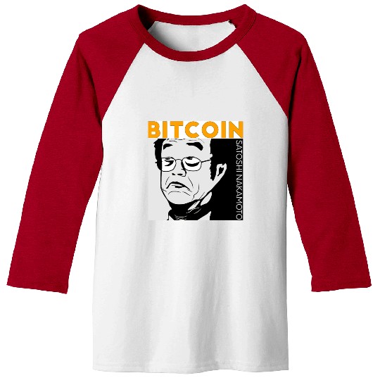 Bitcoin Coin-Satoshi Nakamoto Baseball Tees