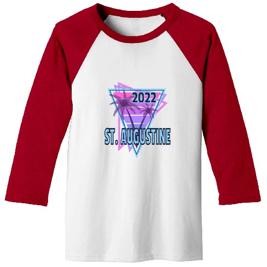 2022 St Augustine Vacation Baseball Tees